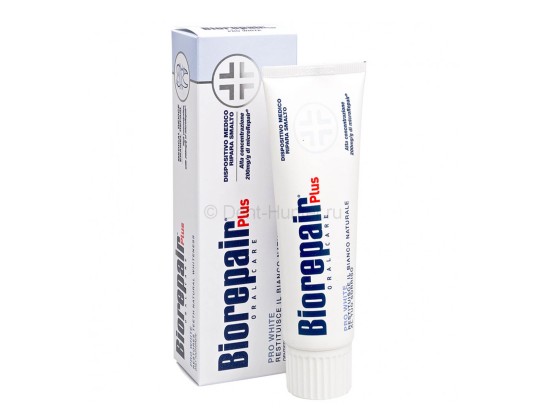 Biorepair PRO White PLUS - зубная паста, сохраняющая белизну зубов (75мл), Biorepair, Италия